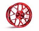 VR Forged D09 Wheel Package Toyota GR Corolla 18x9.5 Brushed Red-1