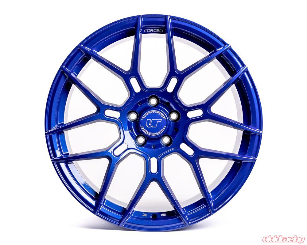 VR Forged D09 Wheel Package Nissan GT-R 20x10 20x12 Dark Blue