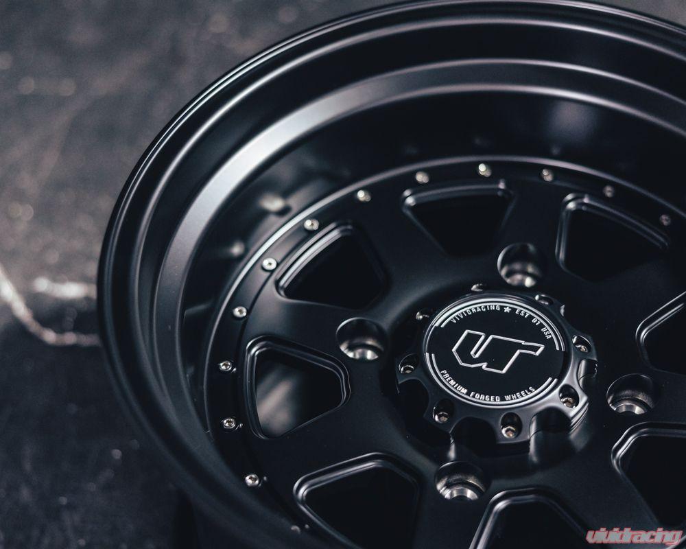 VR Forged D15 Wheel Package for Dunes Can-Am Maverick X3 15x7 15x10 Matte Black - 0