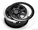 VR Forged D15 Wheel Package Beadlock Polaris RZR Pro R 15x6 Matte Black-3