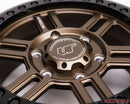 VR Forged D16 Beadlock UTV Wheel Satin Bronze 15x6 +40mm 6x139.7-4