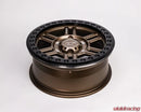 VR Forged D16 Beadlock UTV Wheel Satin Bronze 15x6 +40mm 6x139.7-3