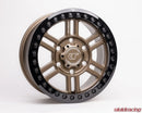 VR Forged D16 Beadlock UTV Wheel Satin Bronze 15x6 +40mm 6x139.7-1