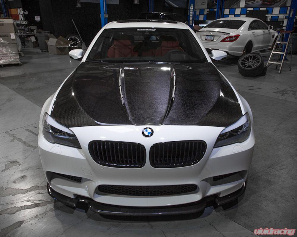 VR Aero Carbon Fiber Hood Vented Cowl BMW F10 M5 550 535 528 2011-2017