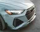 VR Aero Carbon Fiber Front Lip Spoiler Audi RS6 Avant C8-1