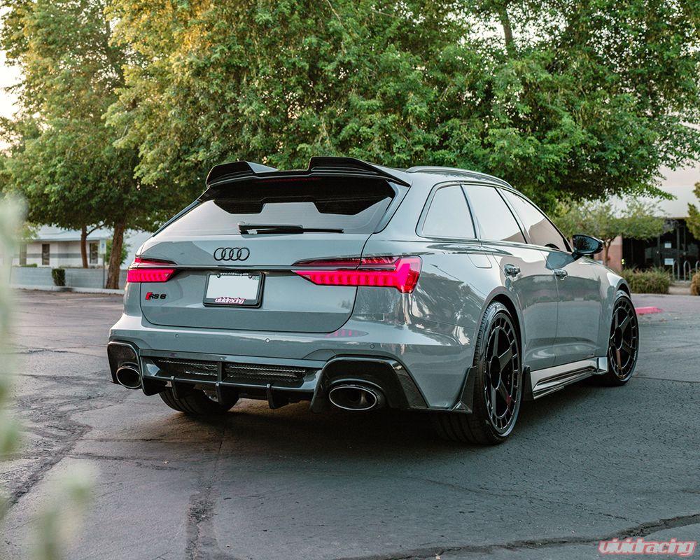 VR Aero Carbon Fiber Rear Diffuser Audi RS6 Avant C8 - 0