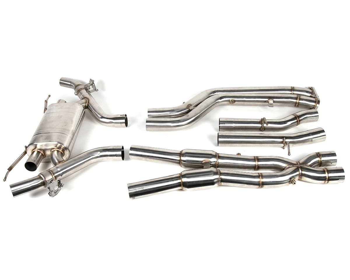 VR Performance BMW X3M X4M Stainless Valvetronic Exhaust System with Carbon Tips
