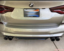VR Performance BMW X3M X4M Stainless Valvetronic Exhaust System with Carbon Tips-3