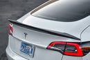VR Aero Matte Carbon Fiber Trunk Spoiler Tesla Model 3 2018+-1