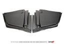 AMS Performance Infiniti Q50 / Q60 Red Alpha Matte Carbon Rear Engine Bay Cover Set-1