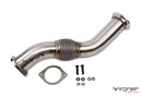 VRSF 335D Stainless Steel Race Downpipe M57 08-12 BMW 335D-1