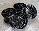 VR Forged D11 2PC Wheel Package 20x9.5 21x12 5x112 Gloss Black-1
