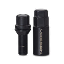 VOSSEN LOCK BOLT - 14X1.5 - 30mm - 17 HEX -  SET OF 4 - CONE SEAT - BLACK-2