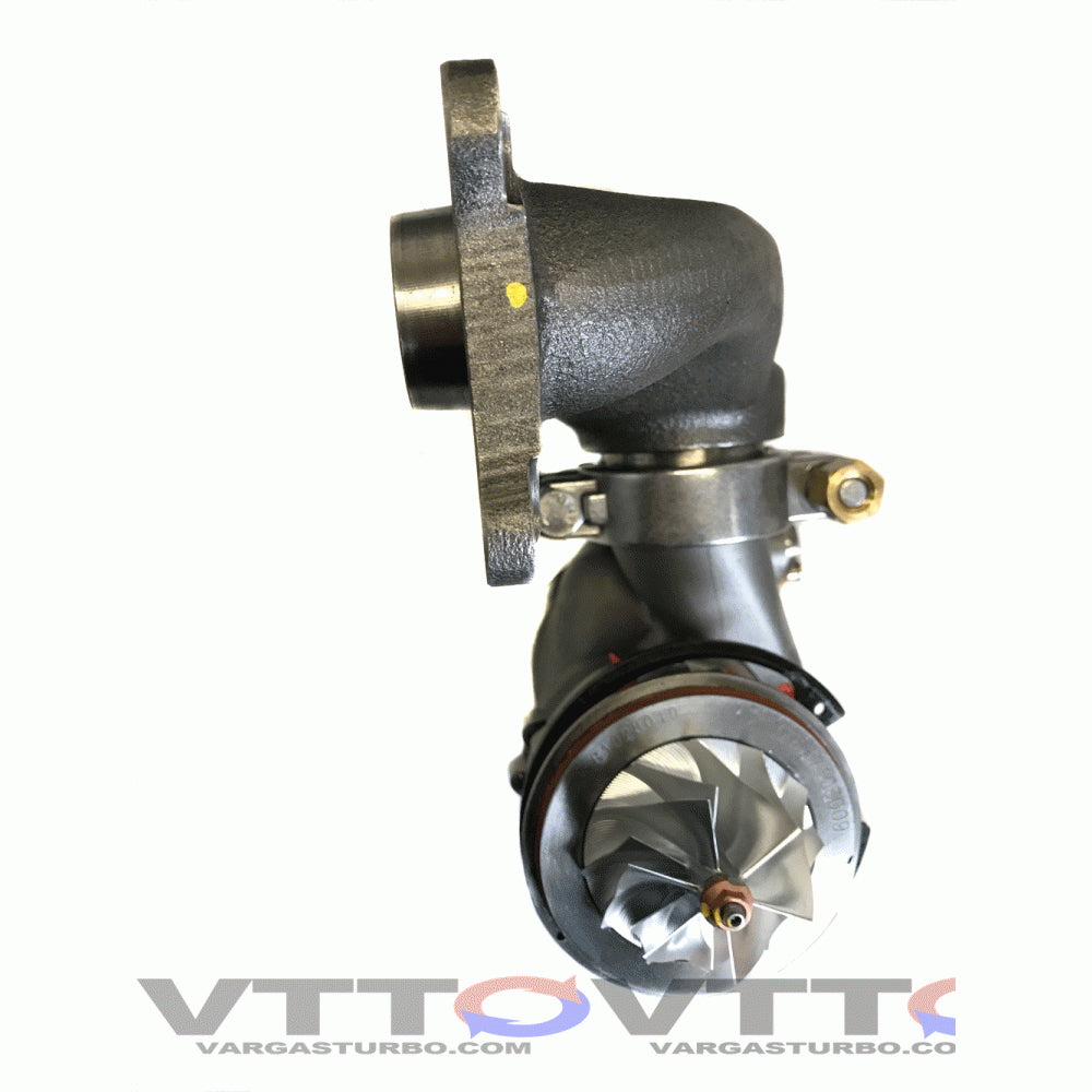 GC Cast Turbochargers with charge pipe, AND Inlets - ONLY 335LHD