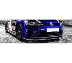Maxton Design Gloss Black Front Splitter | Volkswagen Mk7 Golf R | VW-GO-7-R-FD1G