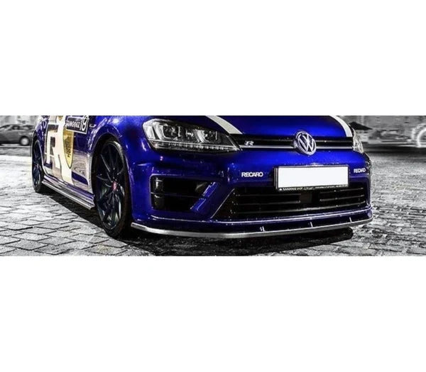 Maxton Design Gloss Black Front Splitter | Volkswagen Mk7 Golf R | VW-GO-7-R-FD1G