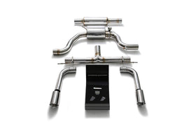 ARMYTRIX Stainless Steel Valvetronic Catback Exhaust System Dual Tips Volkswagen Golf | GTI MK7 2015-2020