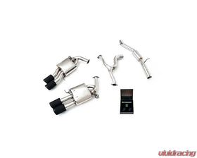 ARMYTRIX Valvetronic Exhaust System Volkswagen Golf R Variant MK8 2.0 Turbo 2021+ - Matte Black