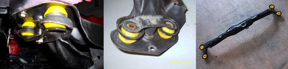 PowerFlex VW Golf / Jetta MK2 & Mk3. Corrado Front Subframe Mounts - 0
