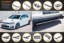 Flow Designs MK7 Golf GTI Full Lip Splitter Set With Rear Aero Valance & Fairing-2