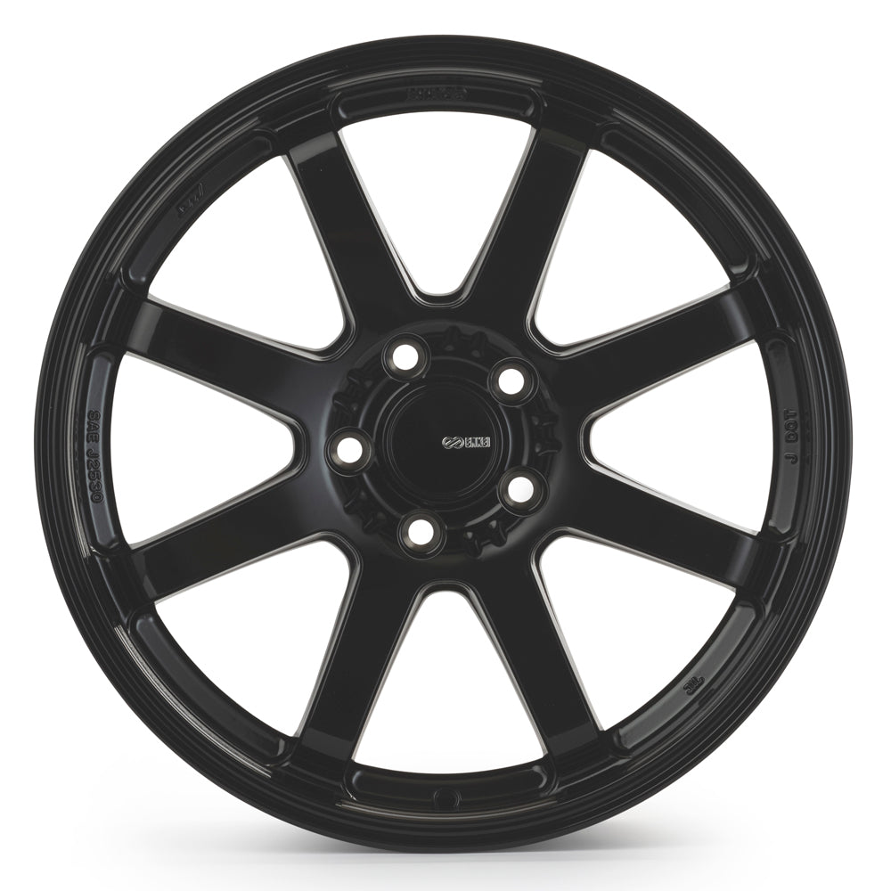 Enkei Vanquish 18x8 / 5x112 BP / 45mm Offset / 72.6mm Bore - Gloss Black Wheel - 0