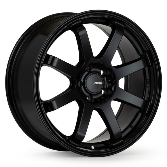 Enkei Vanquish 17x9 / 5x114.3 BP / 40mm Offset / 72.6mm Bore - Gloss Black Wheel