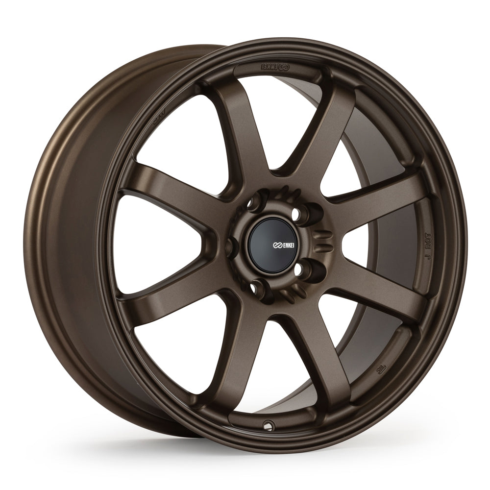 Enkei Vanquish 18x8 / 5x114.3 BP / 40mm Offset / 72.6mm Bore - Matte Bronze Wheel