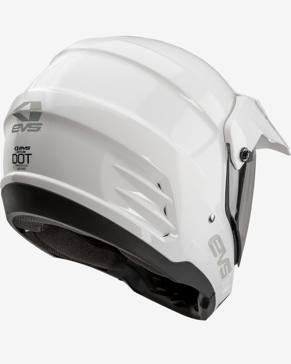 EVS Dual Sport Helmet Venture Solid White - Medium