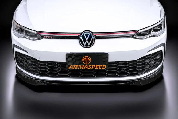 Golf GTI MK8 Front Lip (3 pcs) Gloss