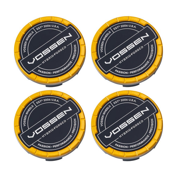VOSSEN Billet Sport Cap - Large - Hybrid Forged - Yellow