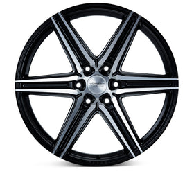 VOSSEN HF62 22 X 9.5 +20 6-135 DEEP CB87.1 BRUSHED MATTE BLACK - 0