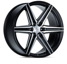 VOSSEN HF62 24 X 10 +25 6-135 DEEP CB87.1 BRUSHED MATTE BLACK
