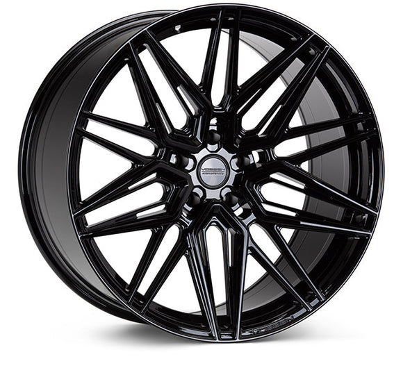 VOSSEN HF7 23 X 10.5 +25 5 X 130 DEEP CB84.1 GLOSS BLACK
