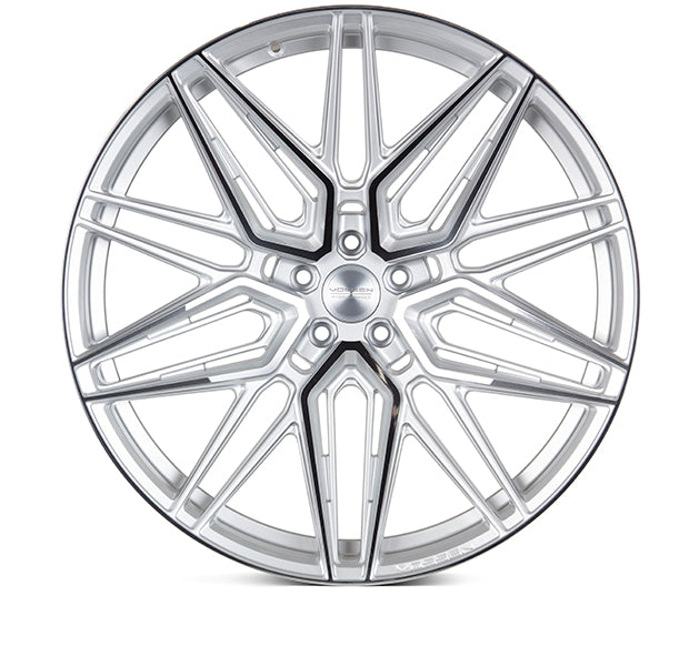 VOSSEN HF7 23 X 10.5 +21 5 X 130 DEEP CB71.6 SILVER POLISHED - 0