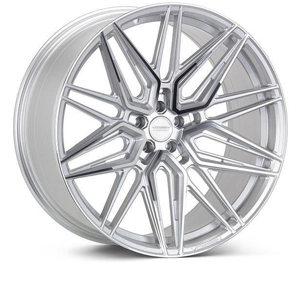 VOSSEN HF7 23 X 10 +32 5 X 120 DEEP CB72.56 SILVER POLISHED