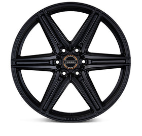VOSSEN HF62 24 X 10 +25 6-139.7 DEEP CB106.1 SATIN BLACK - 0