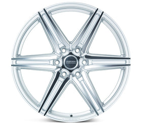 VOSSEN HF62 20 X 9.5 +15 6-139.7 DEEP CB106.1 SILVER POLISHED - 0