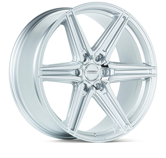 VOSSEN HF62 24 X 10 +25 6-135 DEEP CB87.1 SILVER POLISHED