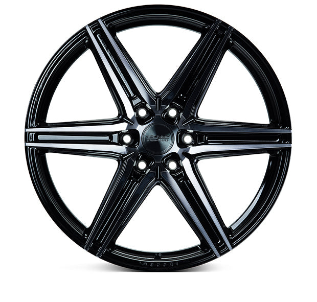 VOSSEN HF62 24 X 10 +25 6 X 135 DEEP CB87.1 TINTED GLOSS BLACK - 0