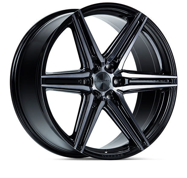 VOSSEN HF62 24 X 10 +25 6 X 135 DEEP CB87.1 TINTED GLOSS BLACK