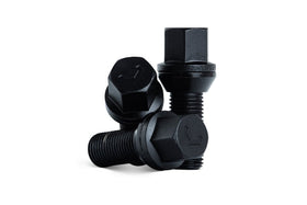 VOSSEN BOLT - 14X1.5 - 30mm - 17mm HEX - SET OF 20 - CONE  SEAT - BLACK - 0