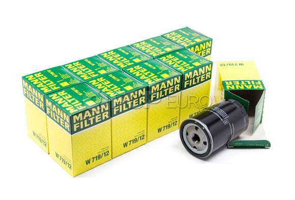VW Oil Filter Case (Pack of 10) - Mann W719/12