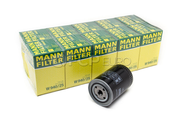 Audi VW Volvo Oil Filter Case (Pack of 10) - Mann W940/25