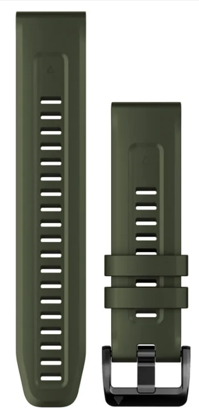 Garmin QuickFit 22 Watch Bands. Moss Silicone