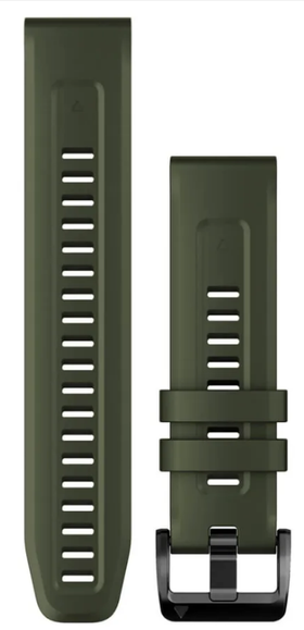 Garmin QuickFit 22 Watch Bands. Moss Silicone