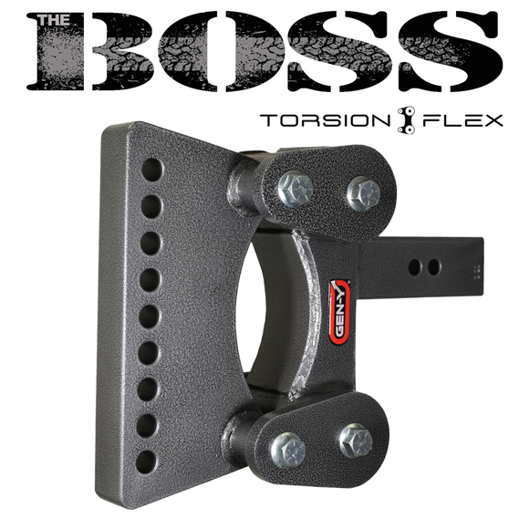 The BOSS TORSION-FLEX 2.5" Weight Distribution Shank 9.5" Drop 1.7K TW 16K Hitch
