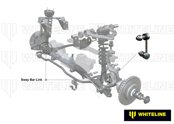 Whiteline 2008+ Nissan 370Z Z34 / 2008+ Infiniti G37 Front Swaybar Link Kit - Adj Ball End Links