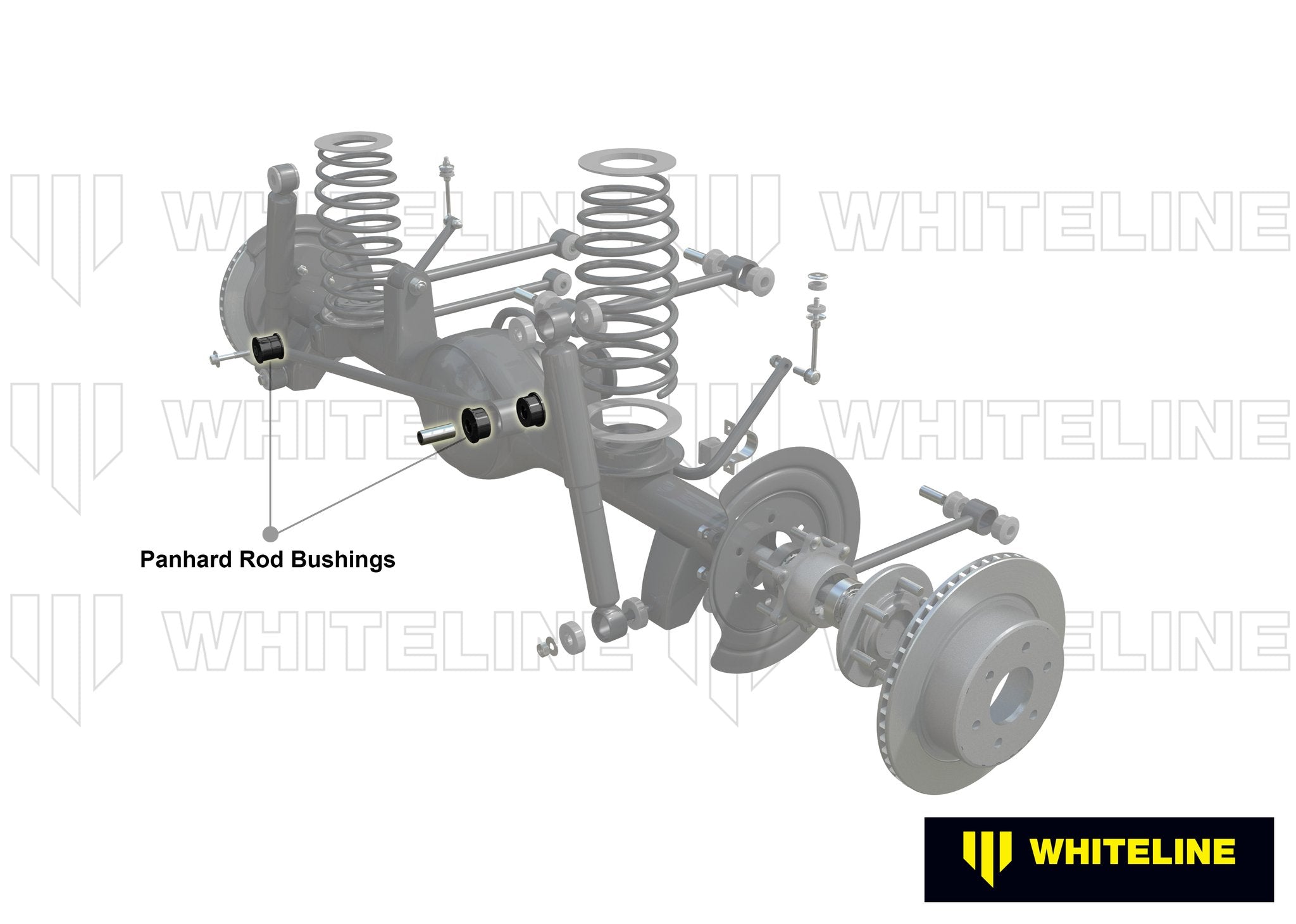Whiteline Front Track Bushing 06+ Jeep Wrangler JK 4/6 Cyl - 0