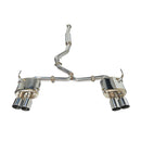 Remark 2015+ Subaru WRX/STi 4in Quad Cat-Back Exhaust Stainless Single Non-Resonated-1