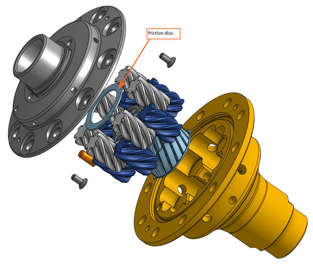 LSD DIFFERENTIAL FORD 9-INCH 35T RS FP